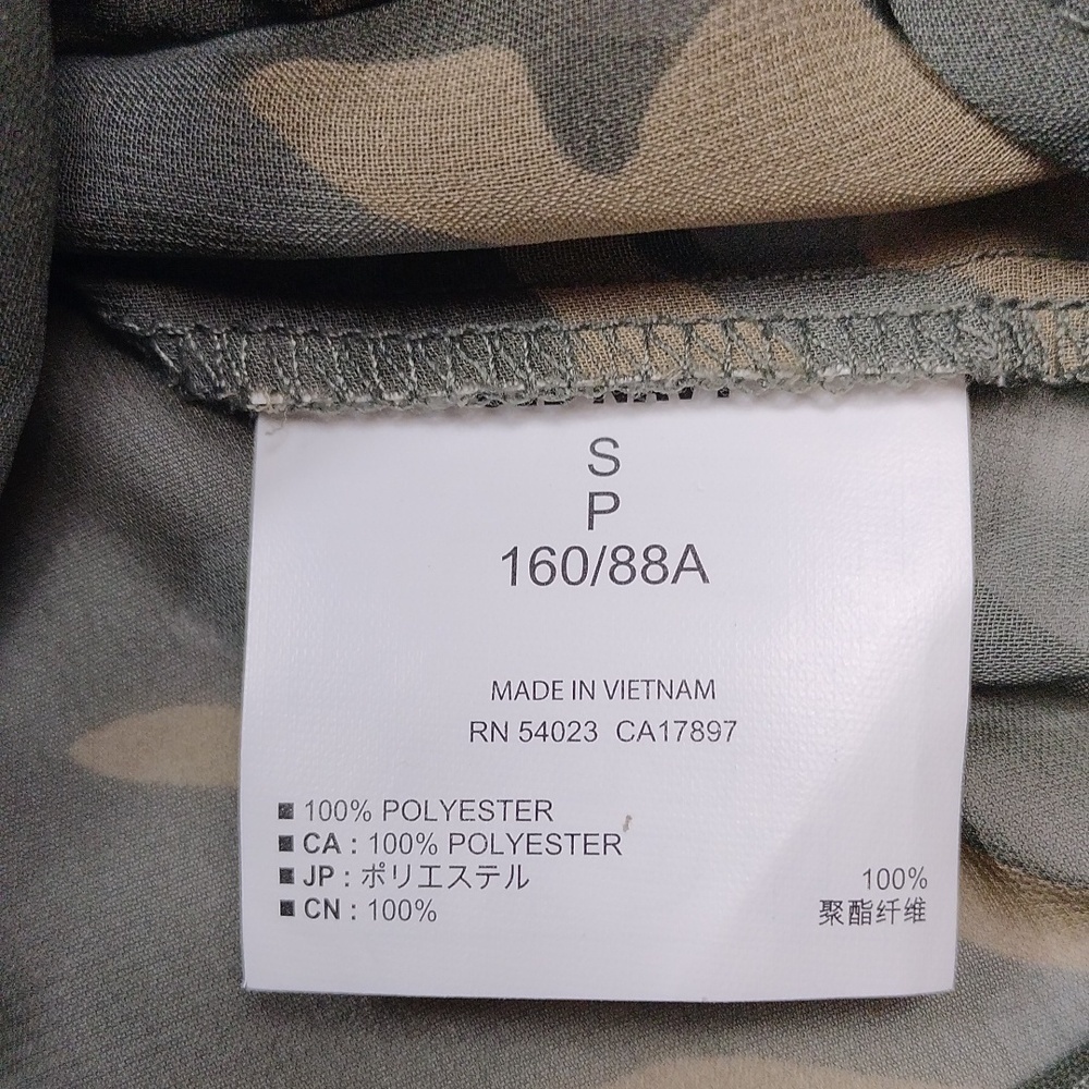 Old Navy Womenssheer Camo Long Sleeve Button Up Shirt Size Small - Picture 6 of 14
